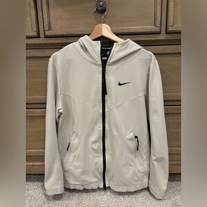 Men’s Tan Nike Zip Up Hoodie